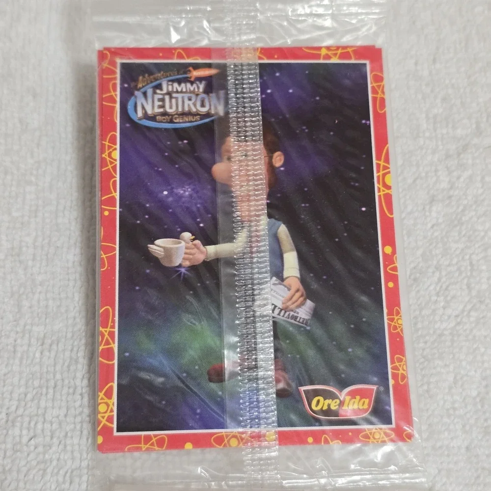 2002 Jimmy Neutron Ore-Ida Promo Cards Sealed 18 Pack Strip Lot 36 Cards NOS